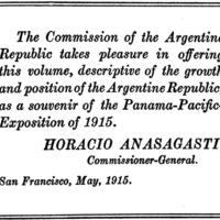 The Argentine Republic : Panama-Pacific exposition, San Francisco, 1915.