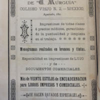 Nueva guía manual de forasteros en la ciudad de México: escrita en Castellano y en Inglés y plano topográfico de esta capital